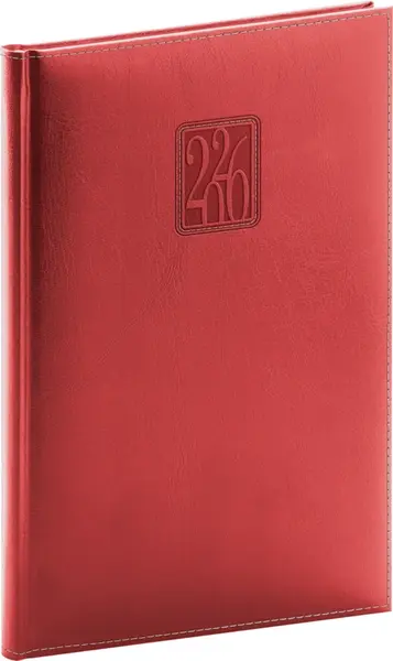 Týdenní diář Panama 2026 červený