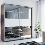 Šatní skříň Ska A6 XL Barva korpusu: Dub - Artisan, Rozměry: 230 cm, Dveře: Dub-Artisan