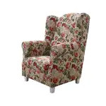 Křeslo AS s taburetem - MIL 16870 Provedení: Pouze křeslo, Nožičky: Rustikál, látka: MIL-16870