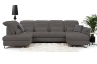 Sedací souprava Giovani do U - látka Urban Provedení: Pravá U, Nožičky: Nožičky kovové - černé, látka: Urban 3