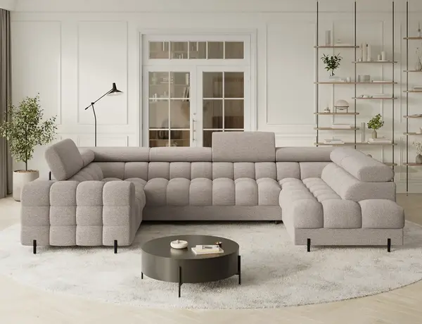 Sedací souprava Fectory Provedení: Pravá U, látka: Royal 18