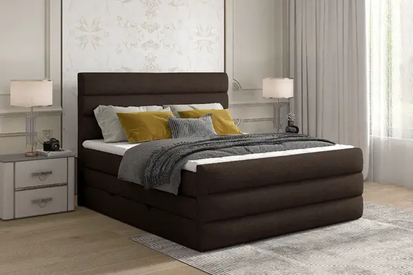 Boxspring Cande Rozměr: 160 x 200 cm, látka: Sawana 26