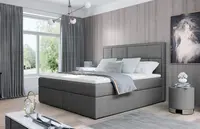 Boxspring Meron Rozměr: 160 x 200 cm, látka: Omega 13