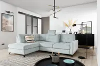 Sedací souprava Nawe 2 Provedení: Levá varianta, Nožičky: Chrom, látka: Riviera 61