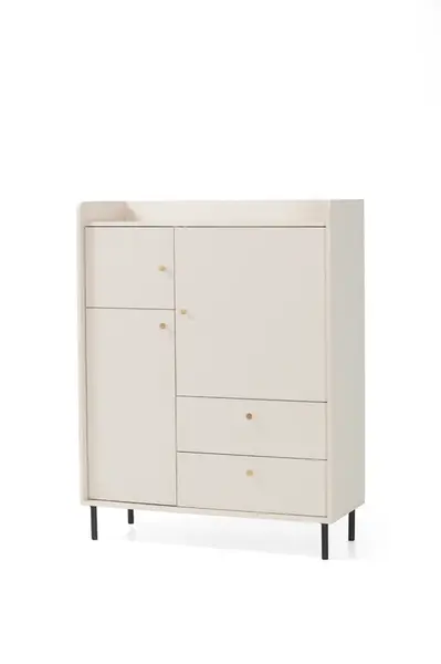 Komoda Grande GR1 Barva korpusu + barva dveří: Pískově béžová (hladké + struktura)