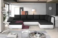 Sedací souprava Giovanni Provedení: Levá U, látka: Sawana 14/ Soft 17