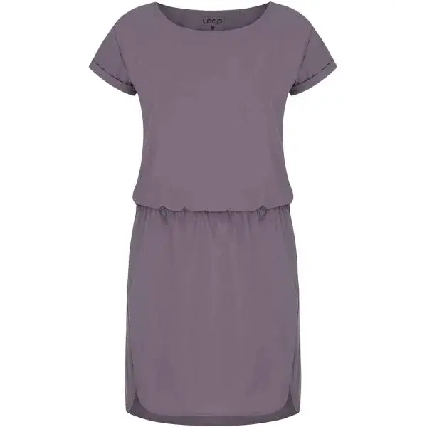 LOAP UBULINA Dámske šaty, sivá, veľkosť