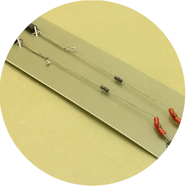 One more cast hotové návazce meta terminal tackle all-in-1 rig braid solid bag 2 ks - velikost 6