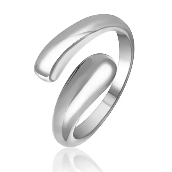 JVD Minimalistický otevřený prsten z oceli SSSR0018XG100 52 mm