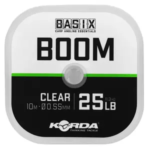 Korda fluorocarbon basix boom 10 m - 25 lb 0,55 mm