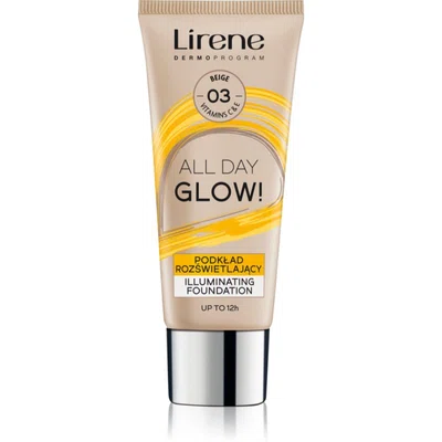 Lirene Vitamin C rozjasňující fluidní make-up pro dlouhotrvající efekt odstín 03 Beige 30 ml