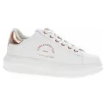 Dámská obuv Karl Lagerfeld KL62538 01P white lthr w-pink 38