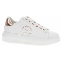 Dámská obuv Karl Lagerfeld KL62538 01P white lthr w-pink 38