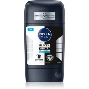 NIVEA MEN Black & White Invisible Fresh tuhý antiperspirant pro muže 50 ml