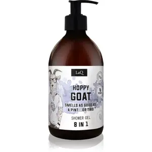 LaQ Goat From Poznaň osvěžující sprchový gel 8 v 1 s extraktem z chmelových šišek 500 ml