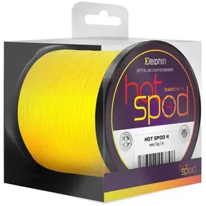 Delphin spodová šňůra hotspod 4 žlutá 0,14 mm 9,1 kg 300 m