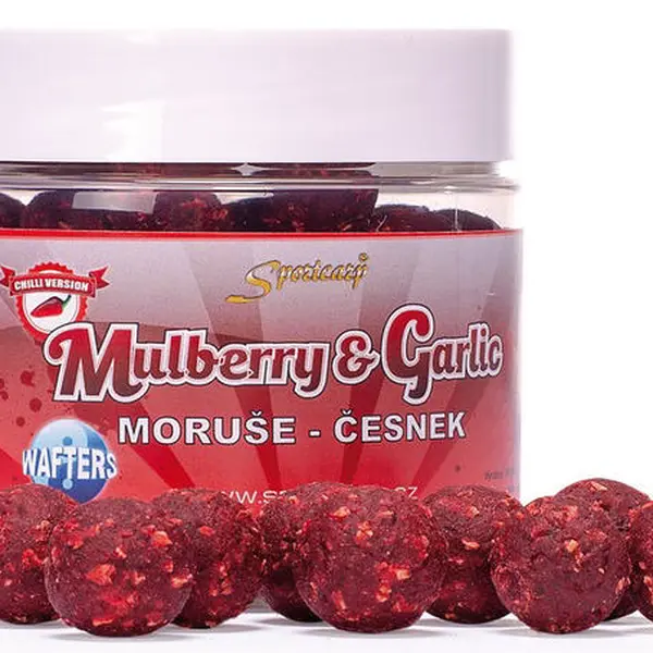 Sportcarp boilie neutrálně vyvážené nástrahy wafters cork 300 ml 20 mm-mulberry garlic