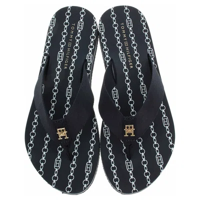 Tommy Hilfiger dámské plážové FW0FW08514 DW6 Space Blue 40
