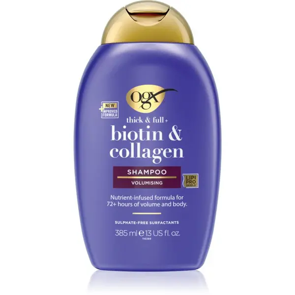 OGX Biotin & Collagen zhušťující šampon pro objem vlasů 385 ml