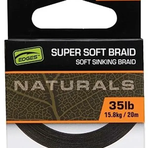 Fox návazcová šňůrka naturals soft braided hooklength 20 m - 20 lb