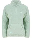 Navitas mikina womens sherpa pullover light green - xxl