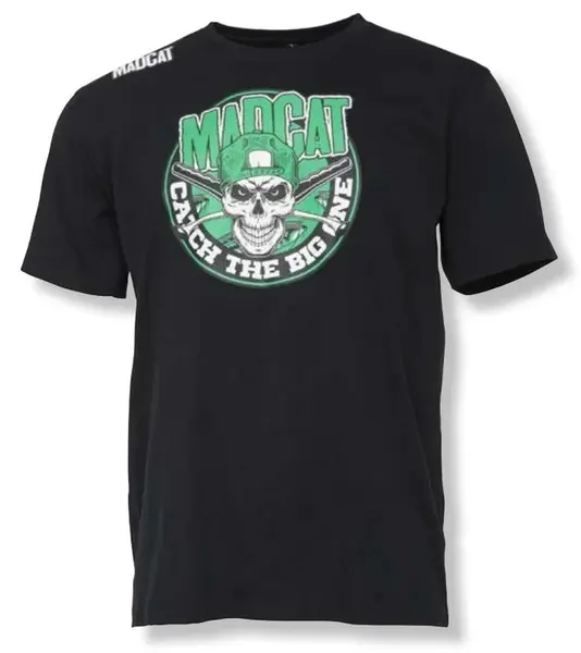 Madcat tričko skull logo t-shirt black - xl