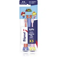 Signal Kids zubní kartáček pro děti výhodné balení 0-6/2-6