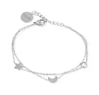 Vuch Módní ocelový náramek Infinity Silver