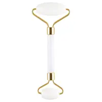Palsar 7 Masážní váleček na obličej bílý jadeit (White Jade Face Roller)