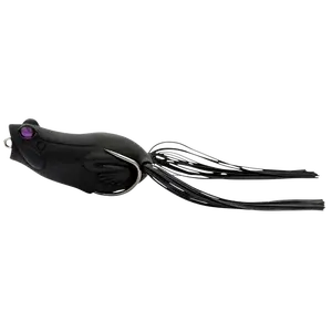 Savage gear žába hop popper frog floating black 5,5 cm 15 g