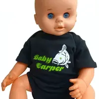 R-spekt body baby carper black - 3-6 měs