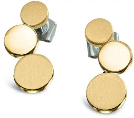 Boccia Titanium Pozlacené titanové náušnice 05040-02