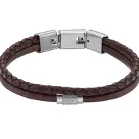 Fossil Pánský dvojitý kožený náramek JF04702040