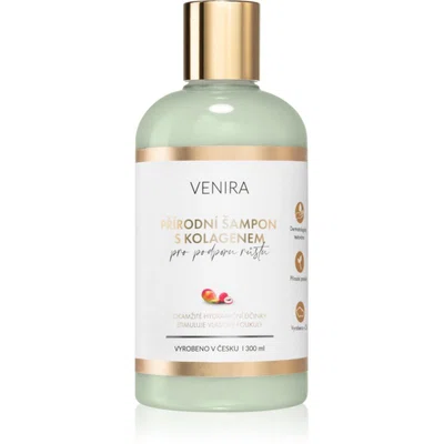 Venira Šampon pro podporu růstu přírodní šampon s kolagenem s vůní Mango-Lychee 300 ml
