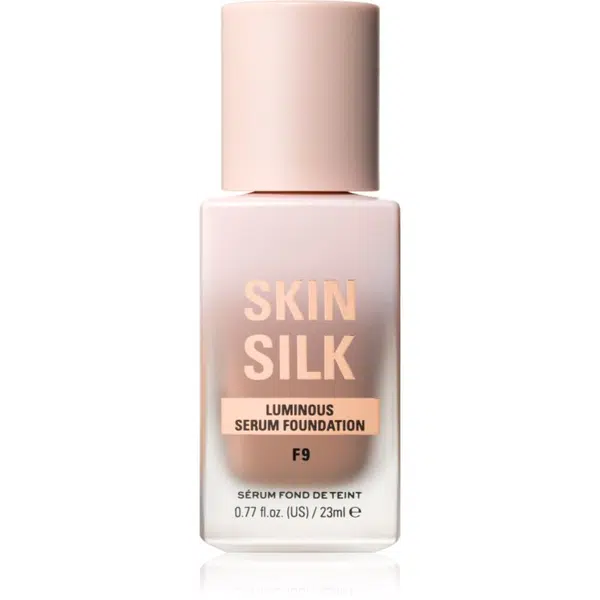 Makeup Revolution Skin Silk Serum Foundation lehký make-up s rozjasňujícím účinkem odstín F9 23 ml