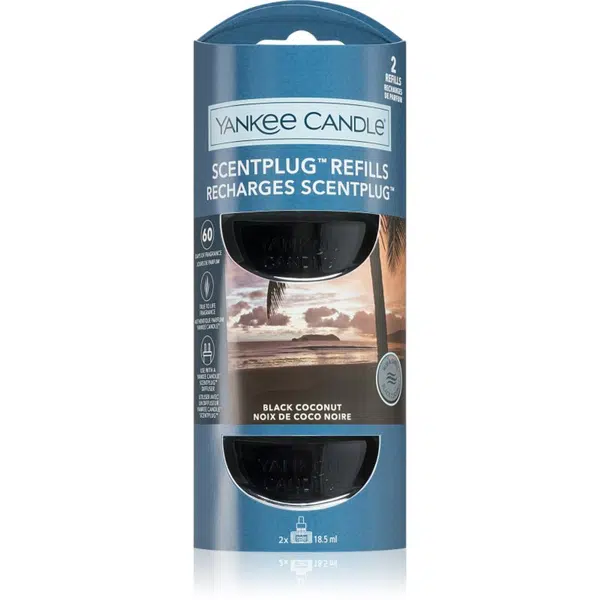 Yankee Candle Black Coconut náplň do aroma difuzérů 2x18,5 ml