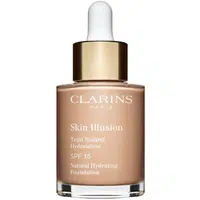 Clarins Skin Illusion Natural Hydrating Foundation rozjasňující hydratační make-up SPF 15 odstín 107C Beige 30 ml