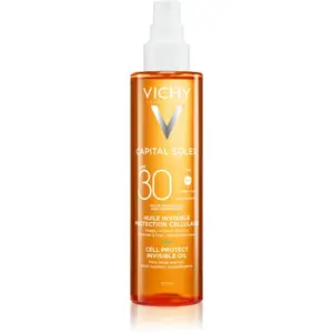 Vichy Capital Soleil Cell Protect Invisible Oil ochranný olej SPF 30 200 ml
