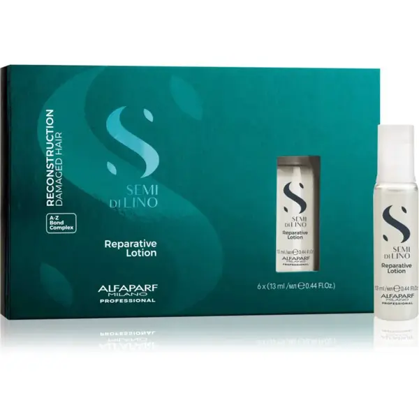 Alfaparf Milano Semi di Lino Reconstruction Reparative péče pro obnovu poškozených vlasů 6x13 ml
