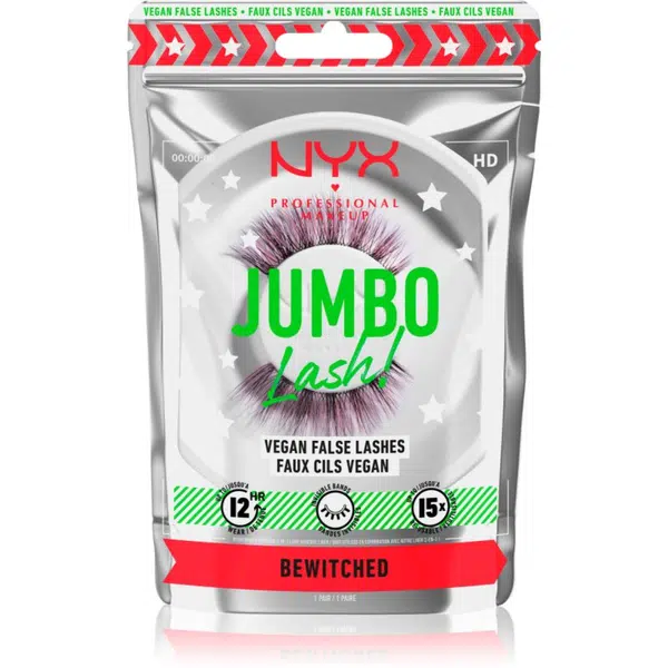 NYX Professional Makeup Halloween Cirque Du Tricks Jumbo Lashes umělé řasy typ 02 Bewitched 1 ks