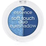essence Soft Touch Duo duo oční stíny odstín 03 Icy Girl 1 g
