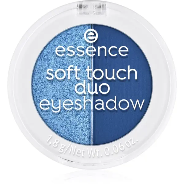 essence Soft Touch Duo duo oční stíny odstín 03 Icy Girl 1 g