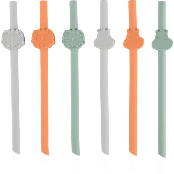 Chicco Straws Cannucce silikonové brčko 12m+ 6 ks