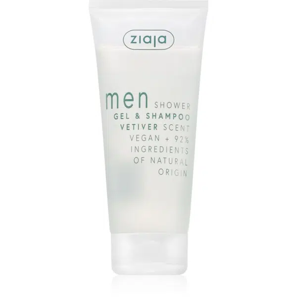 Ziaja Men sprchový gel a šampon 2 v 1 pro muže Vetiver 200 ml