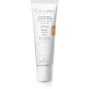 Avène Couvrance Fluid Foundation Corrector tekutý krycí make-up SPF 20 odstín 2.0 Natural 30 ml