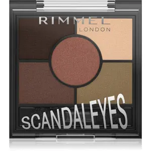 Rimmel ScandalEyes paletka očních stínů odstín 002 Brixton Brown 3.8 g