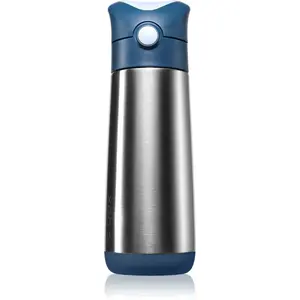 B.Box Insulated Drink Bottle termoska s brčkem Midnight 500 ml