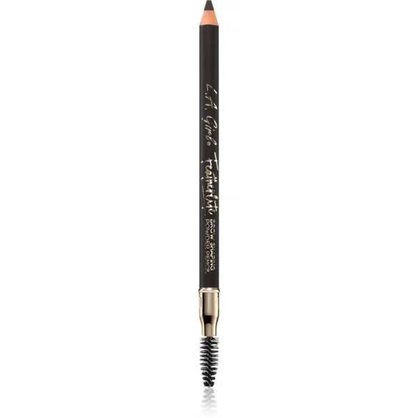L.A. Girl Cosmetics Featherlite dlouhotrvající tužka na obočí s kartáčkem odstín Soft Black 1.1 g