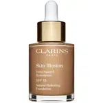 Clarins Skin Illusion Natural Hydrating Foundation rozjasňující hydratační make-up SPF 15 odstín 114N Cappuccino 30 ml