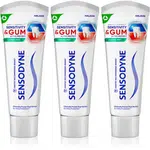 Sensodyne Sensitivity & Gum zubní pasta pro citlivé zuby Mint 3x75 ml